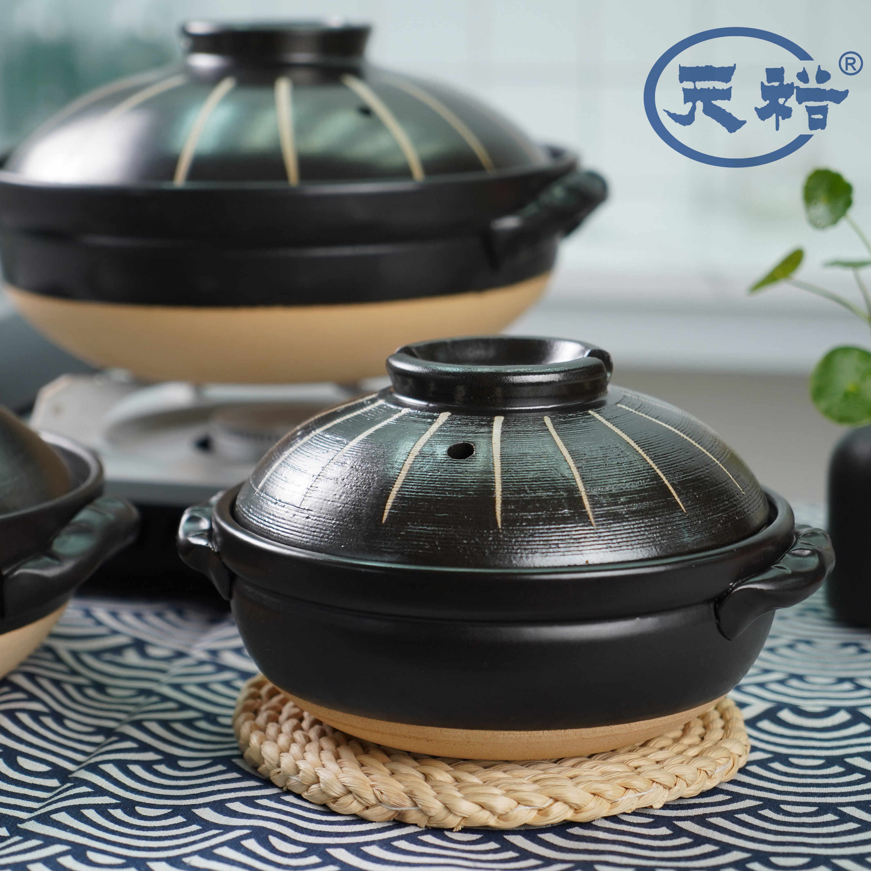 陶瓷蒸架 圆形蒸盘搭配砂锅塔吉锅 烧煮焖蒸包子水果沥水盘篮
