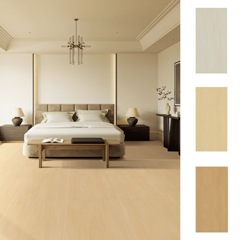 奶油风木纹砖客厅卧室地砖防滑地板砖原木色瓷砖木质瓷砖600x1200