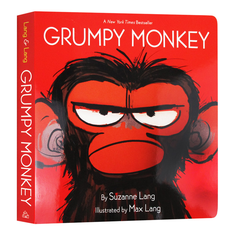 暴怒猴 英文原版 Grumpy Monkey 脾气暴躁的猴子 幼儿情绪管理绘本 英文版进口原版英语书籍