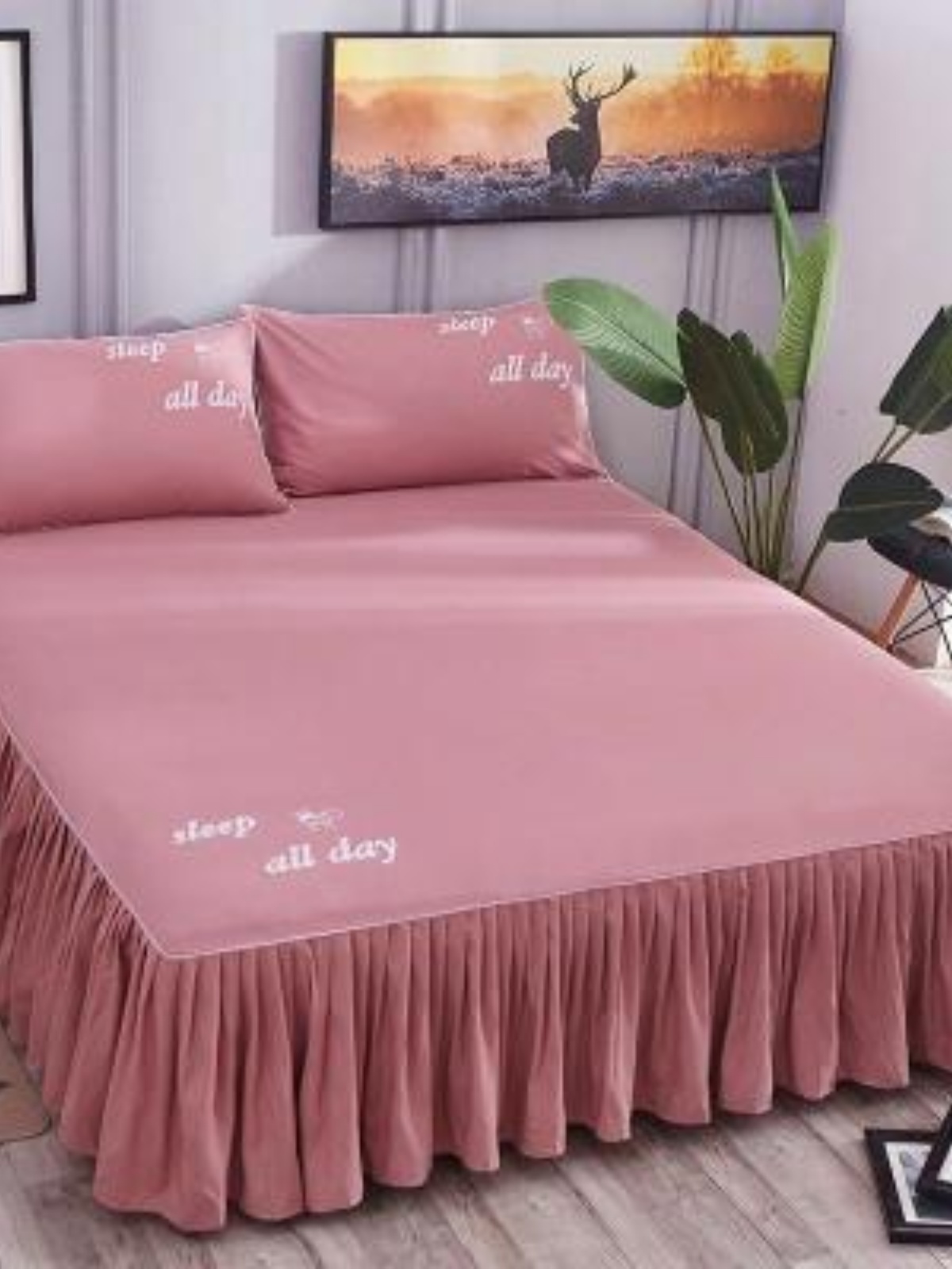床单床裙式床罩冬防尘单件床套1米8乘2一八五5保护1.5床笠1.8