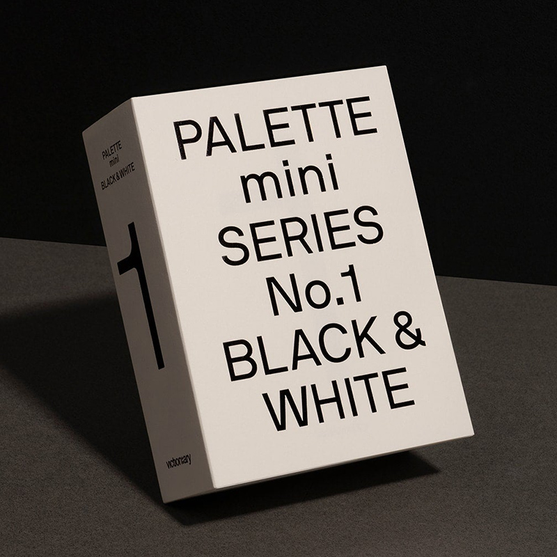 预售 调色板迷你系列01：黑与白 Palette Mini Series 01: Black & White 黑白色彩搭配 平面设计 色彩搭配书籍