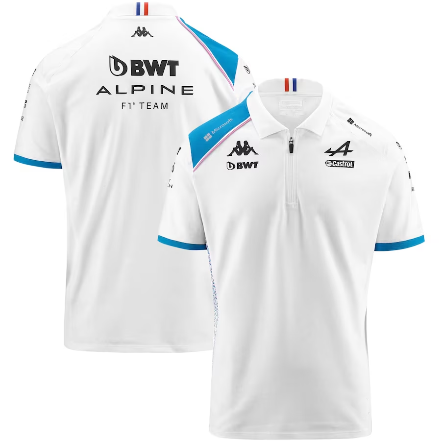BWT Alpine 阿尔卑斯山F1 Team 新款越野夏季赛车服透气polo速干