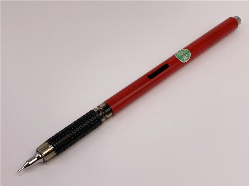 80年代日本OHTO乐多16.8cm长杆双敲自动铅笔0.5mm送透明替换配件