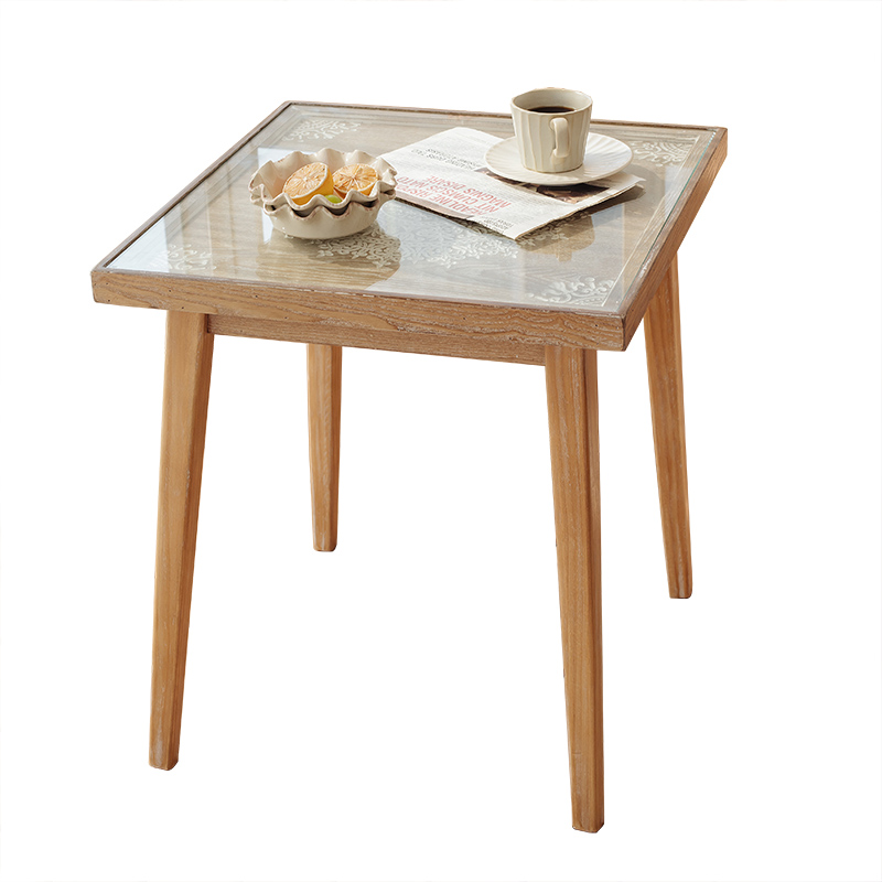 厂摩洛哥实木方桌小户型餐桌日式民宿阳光房洽谈桌咖啡桌方形茶促