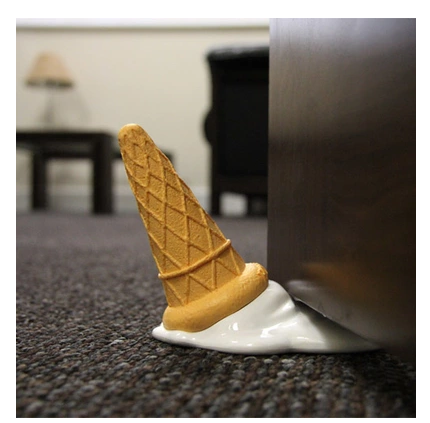 thumbs Up 融化的冰淇淋门挡 创意香蕉门挡 门吸门卡雪糕门挡