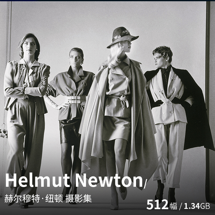 Helmut Newton 赫尔穆特·纽顿黑白时尚人像摄影大师图片素材资料
