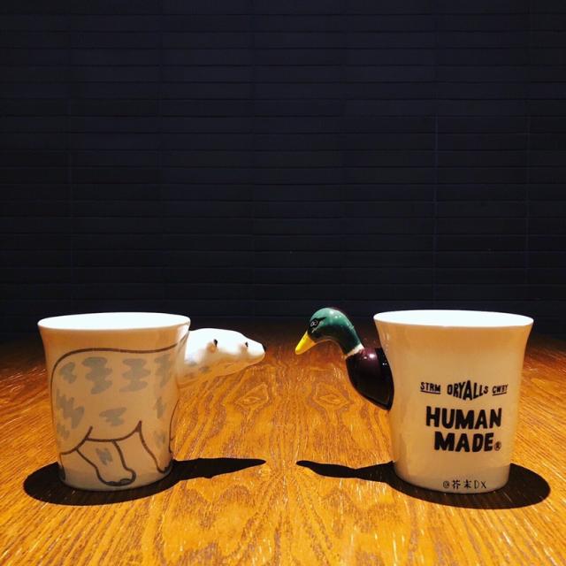 现货Human made鸭子杯熊头杯 动物创意马克杯 nigo明星同款包邮