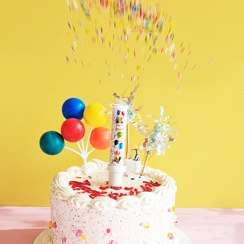喷花蜡烛生日蜡烛快乐搞笑创意搞怪网红儿童男生音乐蛋糕装饰道具