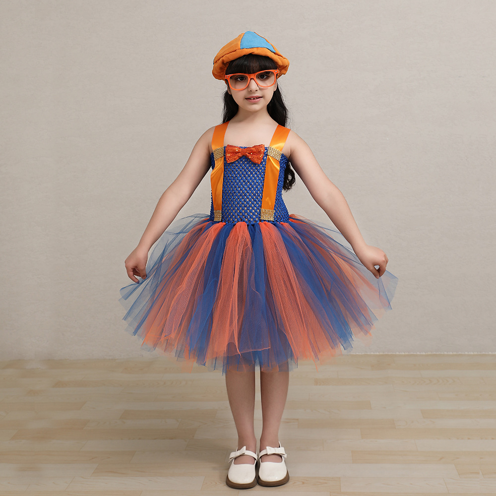 英语老师启蒙节目同款连衣裙派对儿童聚会cosplay游戏服装