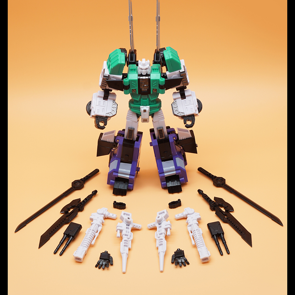 盘古交个朋友变形玩具KD-01六面兽忍者参谋 金刚小比例机器人模型