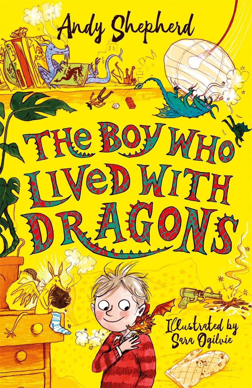 英文原版 养龙的男孩2 和龙一起生活 儿童青少课外读物 Andy Shepherd 英语阅读插图本 龙年礼物 The Boy Who Lived with Dragons