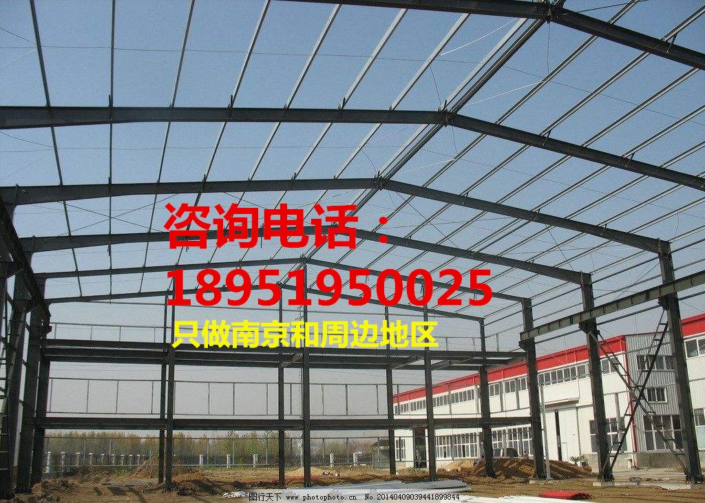 钢结构阁楼钢架结构房屋夹层南京钢结构厂房钢结构阳光房玻璃房