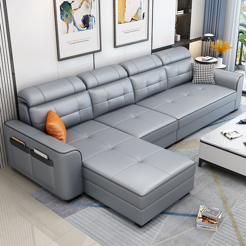 爱依瑞斯2023新款布艺沙发客厅现代简约小户型乳胶猫抓科技布直排
