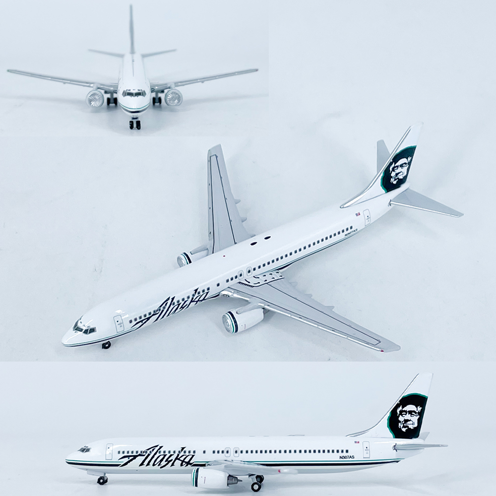1:500阿拉斯加航空波音737-900客机N307AS飞机模型合金仿真成品