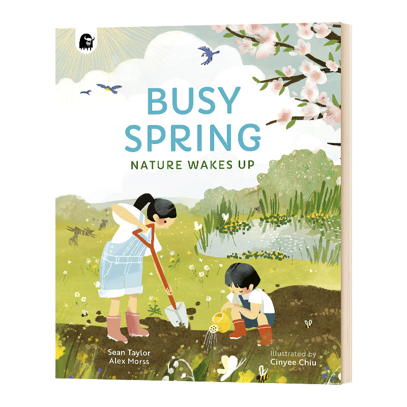 英文原版绘本 Busy Spring Nature Wakes Up 春日繁忙 大自然的苏醒 春天季节主题 英文版 进口英语原版书籍儿童图书
