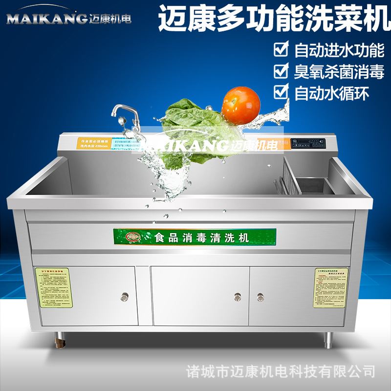 全自动海白菜小型洗杂机 豆芽菜清洗去豆皮机 果蔬气泡清洗机厂家