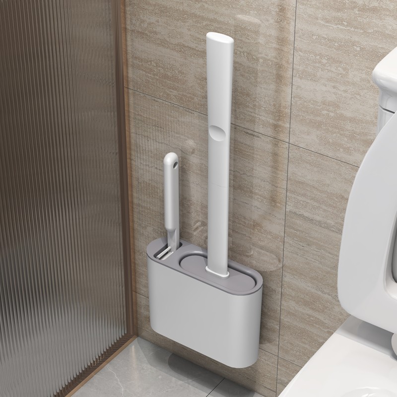 马桶刷硅胶洗手台置物架子家用浴室用品大全卫生间厕所收纳柜神器