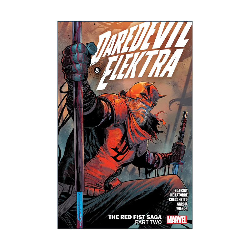 英文原版 Daredevil & Elektra By Chip Zdarsky Vol.2 The Red Fist Saga Part Two 超胆侠与艾丽卡 卷二 漫威漫画 夜魔侠 英文版