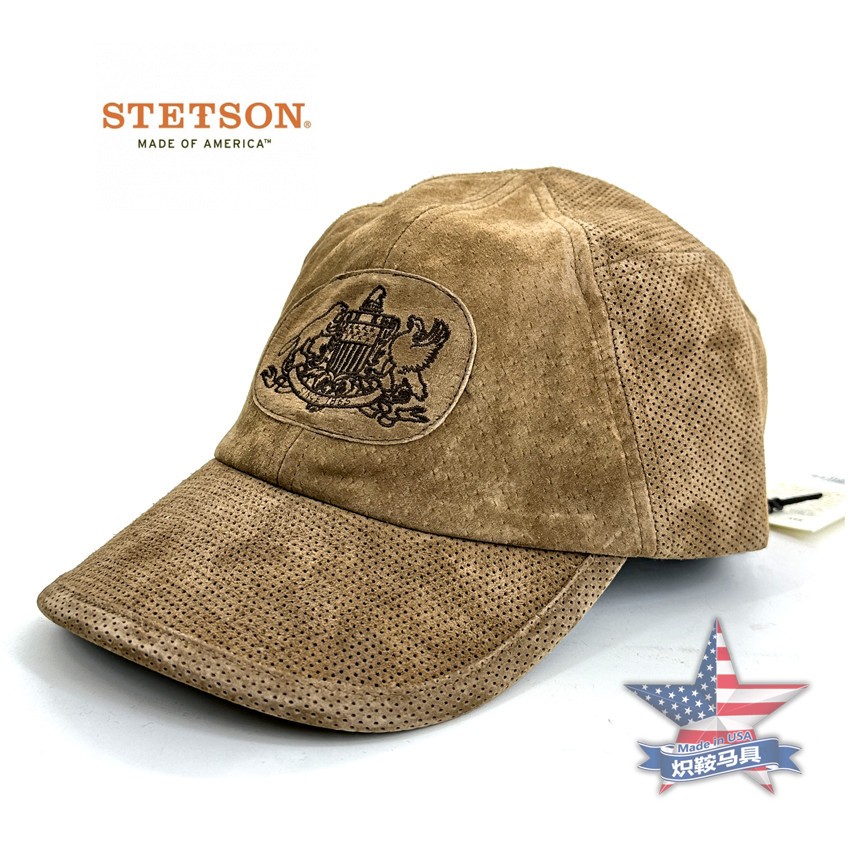 新春特价美国STETSON斯泰森真皮棒球帽 西部牛仔牛仔帽 鸭舌帽
