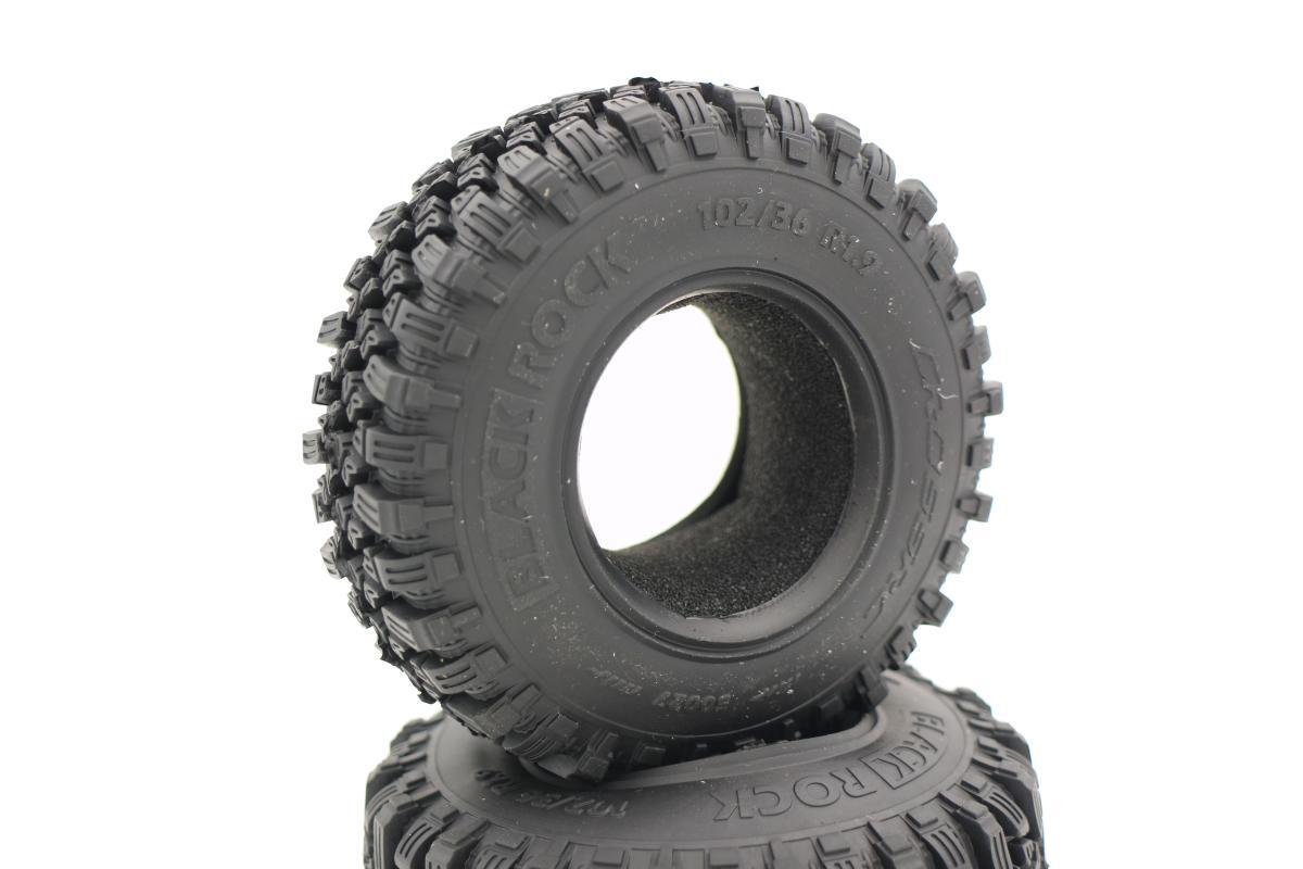 CROSSRC BlackRock 黑岩轮胎(带软内胎)直径102mm/宽度36mm/1.9寸