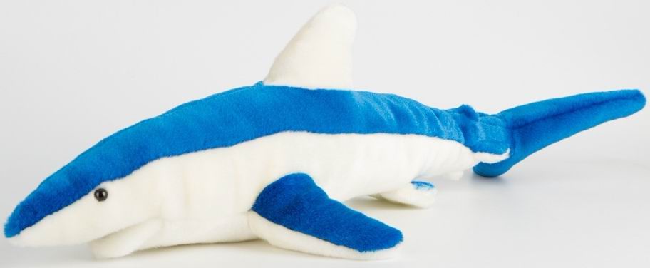 （代购）日本colorata仿真蓝鲨大青鲨blue shark毛绒玩具公仔