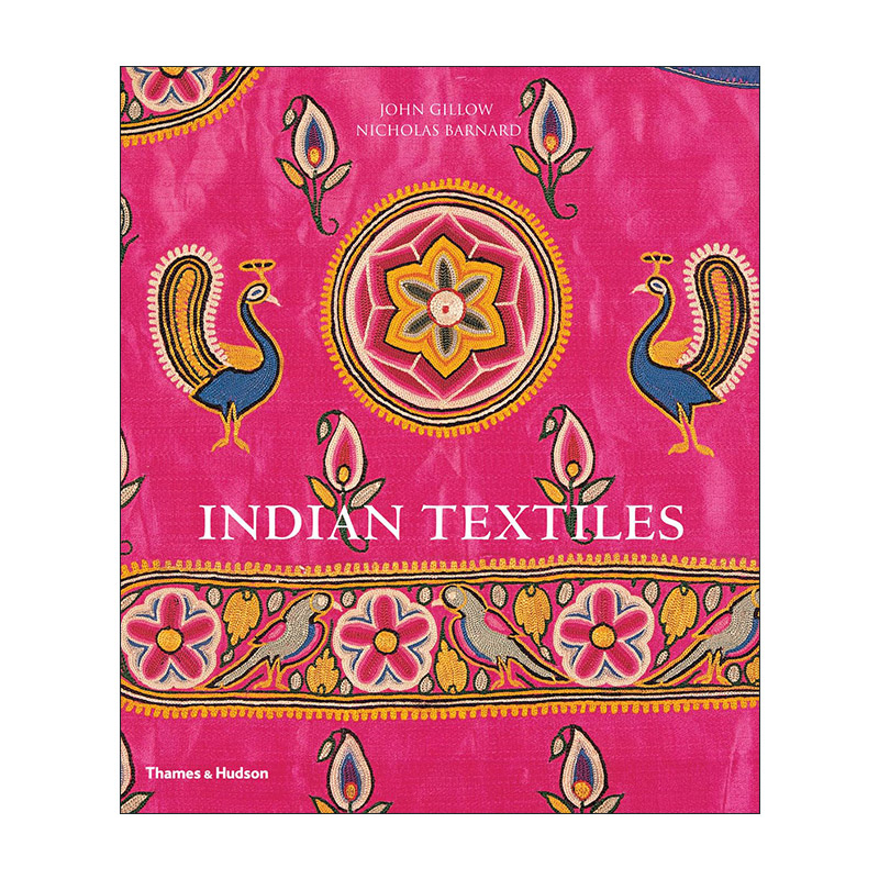 英文原版 Indian Textiles 印度面料 服装设计照片合集 印度纺织品百科知识基础指南 英文版 进口英语原版书籍