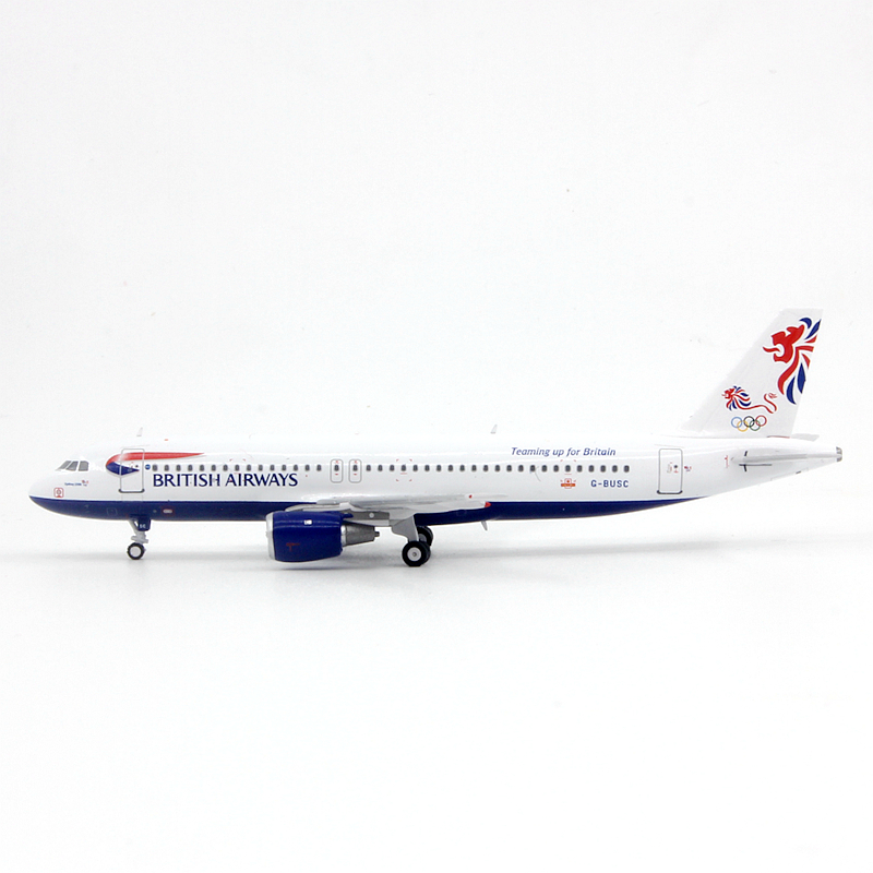 C Model C0007 英国航空 空客A320 G-BUSC 成品合金飞机模型1/400