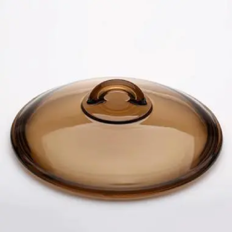 乐美雅锅盖法国原装进口耐热玻璃锅盖1-5L琥珀锅透明锅盖配套正品