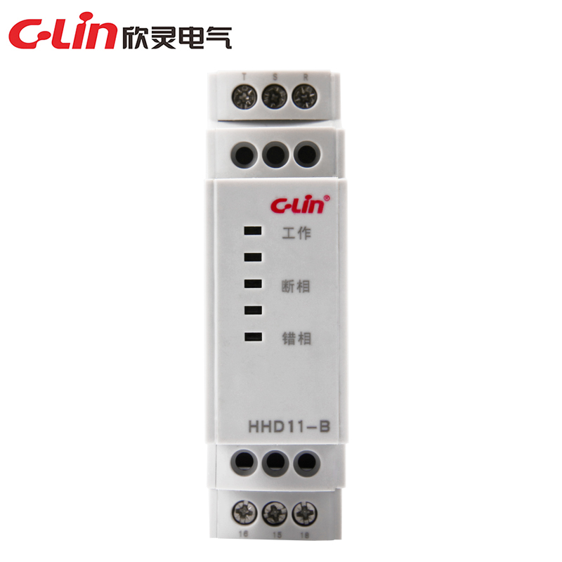 C-Lin欣灵 HHD11-B 断相相序模块电压不平衡保护继电器电梯保护器