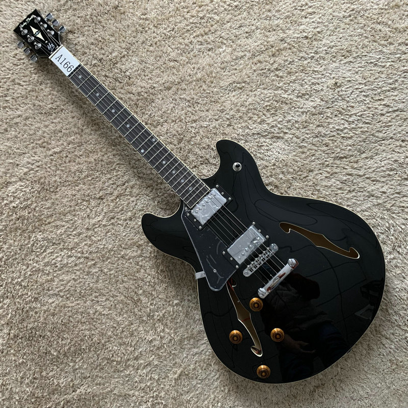 国外品牌 Harley Benton 335款 爵士JAZZ 电吉他半空心左手反手