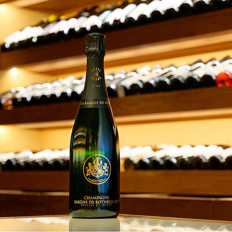 法国原瓶进口 拉菲罗斯柴尔德天然型香槟 起泡葡萄酒 750ml