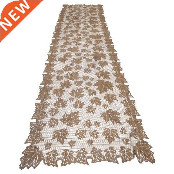 Thanksgiving Lace Tablecloth Leaves Flower Maple Pumpkin