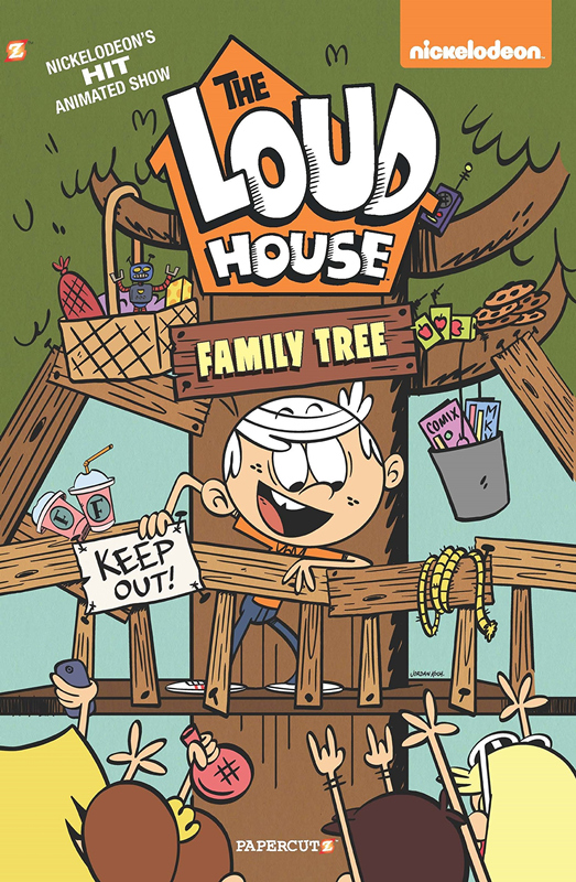 进口英文原版 The Loud House #4: Family Tree 《喧闹之家》第四集：家谱 儿童英语阅读故事书 卡通漫画平装绘本
