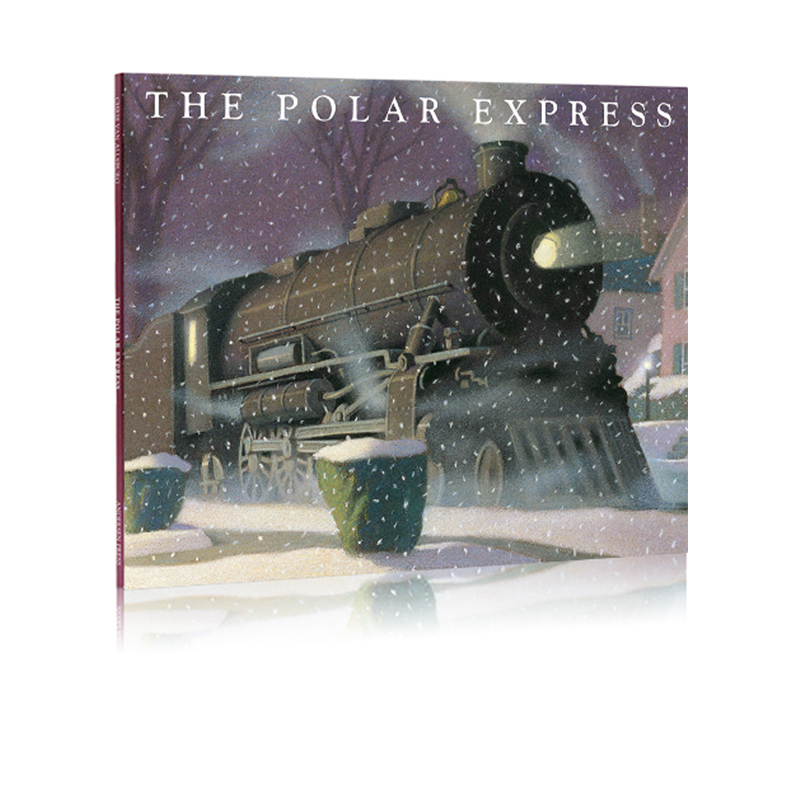 英文原版 The Polar Express 极地特快 Chris Van Allsburg 凯迪克金奖 圣诞节绘本 儿童冒险童话故事书