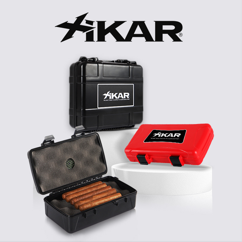 美国Xikar西卡旅行便携式雪茄保湿盒男便携包大容量高档防水烟盒