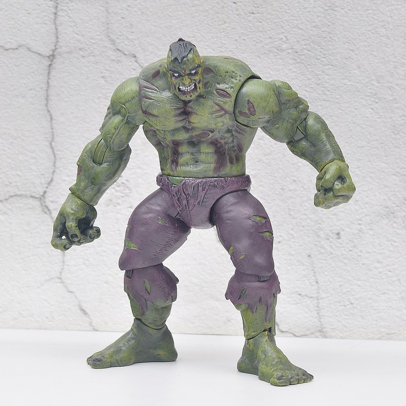 复仇者联盟 僵尸 丧尸绿巨人浩克 7寸可动人偶玩偶手办玩具模型