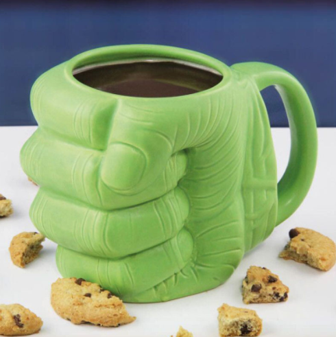 动漫卡通绿巨人拳头陶瓷咖啡杯马克杯 Hulk Shaped Mug 握拳杯