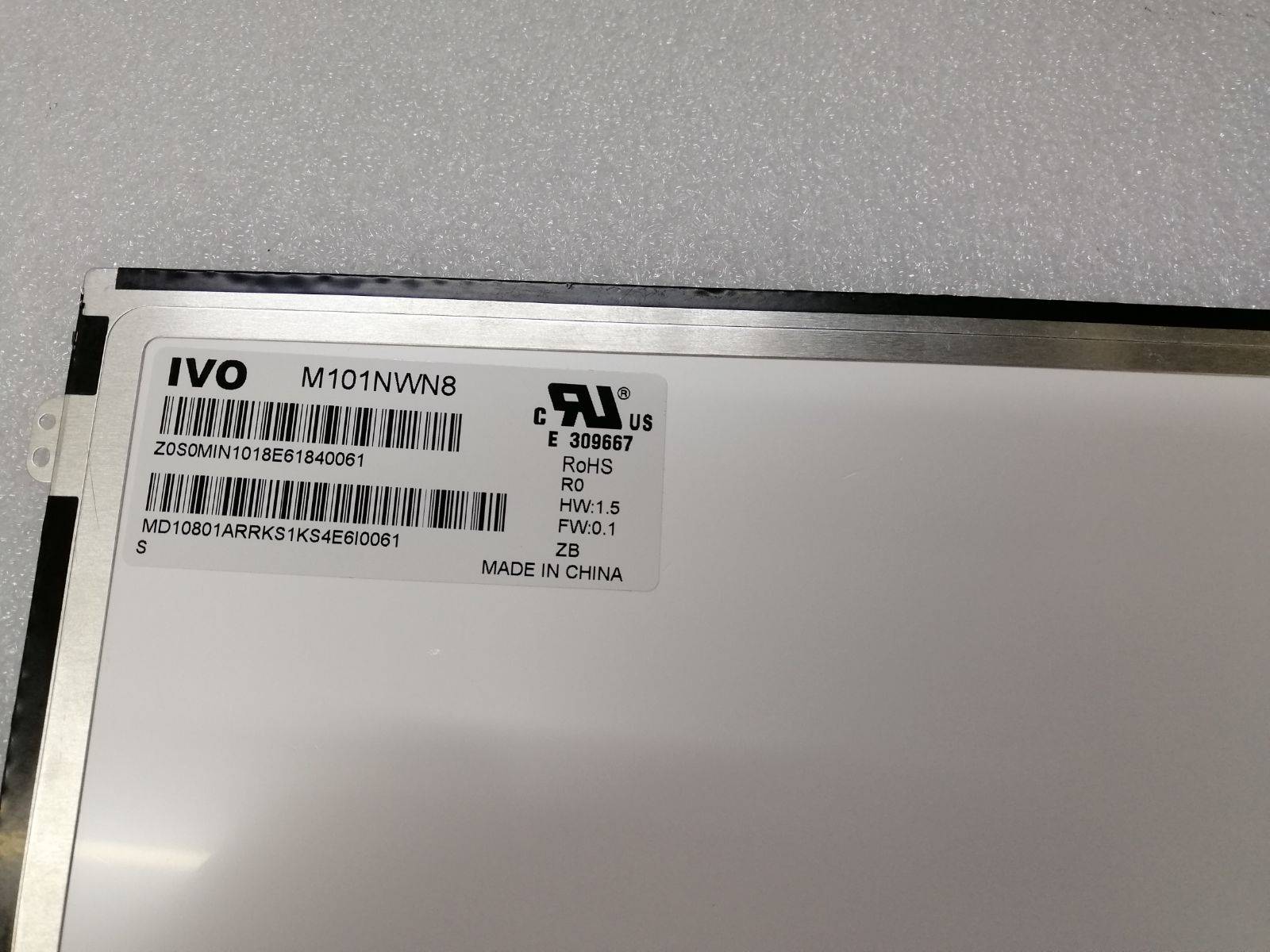 M101NWN8龙腾10.1寸笔记本液晶屏分辨率1366*768可配驱动板屏线