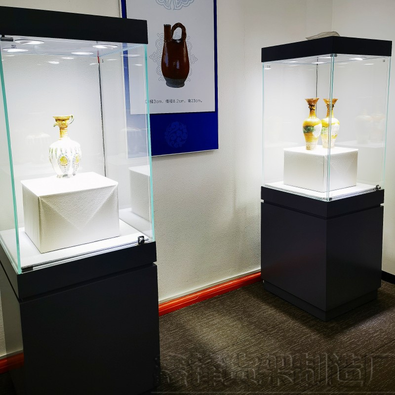 玻璃展柜陶瓷陈列柜珠宝玉器古玩展示柜博物馆文物展柜产品展览