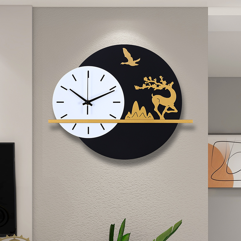 钟表客厅个性创意时尚挂表北欧风格挂墙时钟现代简约轻奢家用挂钟
