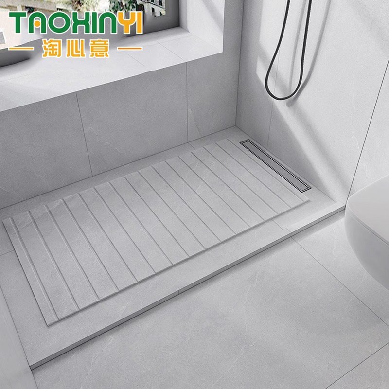淋浴房瓷砖600X1200原槽干粒淋浴板卫生间垫脚石仿大理石拉槽地砖