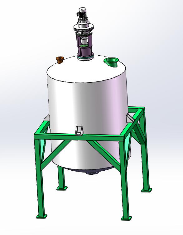 J136-搅拌器的设计/搅拌机的机械结构设计CAD图纸