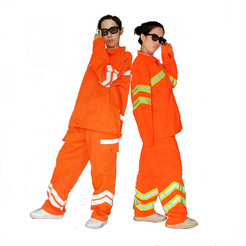 环卫工作服 长袖套装带反光衣高速公路养护 清洁工施工道班标志服