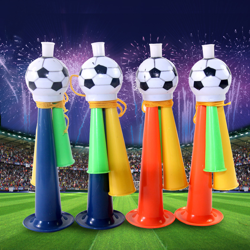 世界杯足球助威小喇叭比赛加油活动大中小3款喇叭创意小玩具口哨