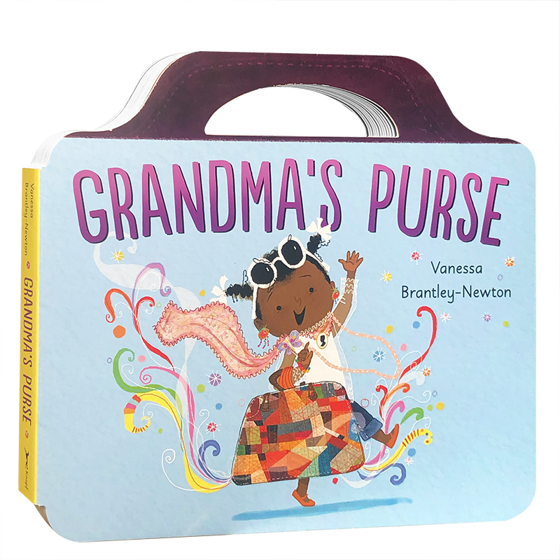 英文原版绘本 GRANDMA'S PURSE (BRD) 奶奶的钱包儿童启蒙异形纸板书 3-6岁幼儿英语亲子共读读物 全彩插画母亲节礼物正版进口书