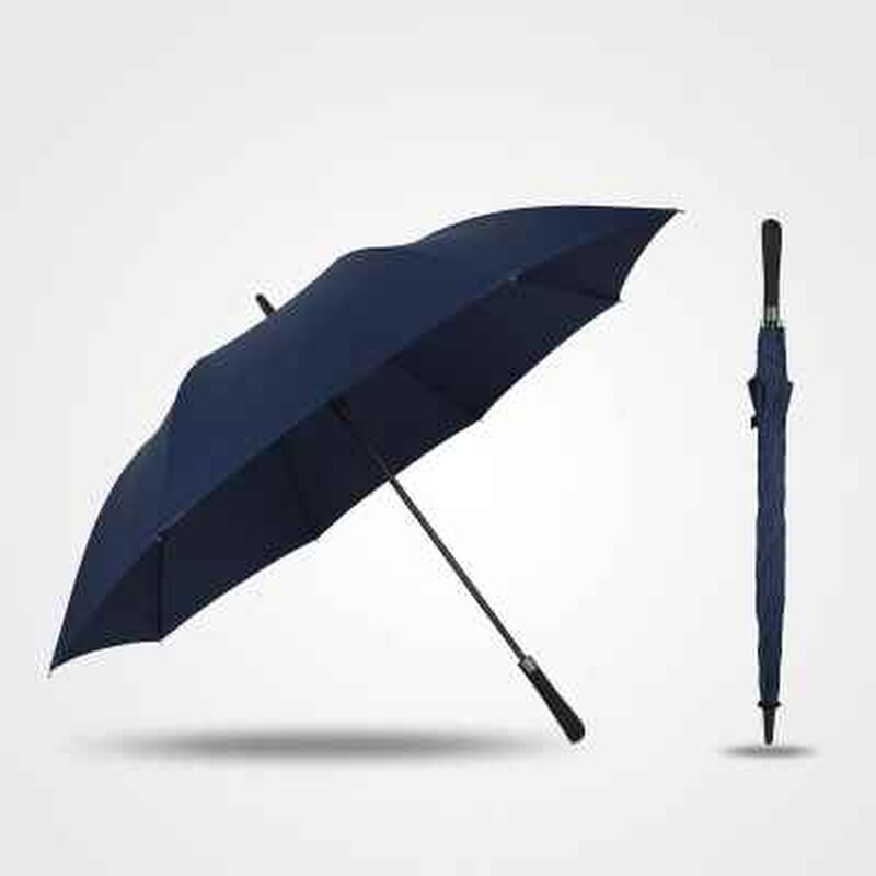 碳纤维直杆伞双人长柄雨伞男个性创意潮流全自动加大广告定制logo