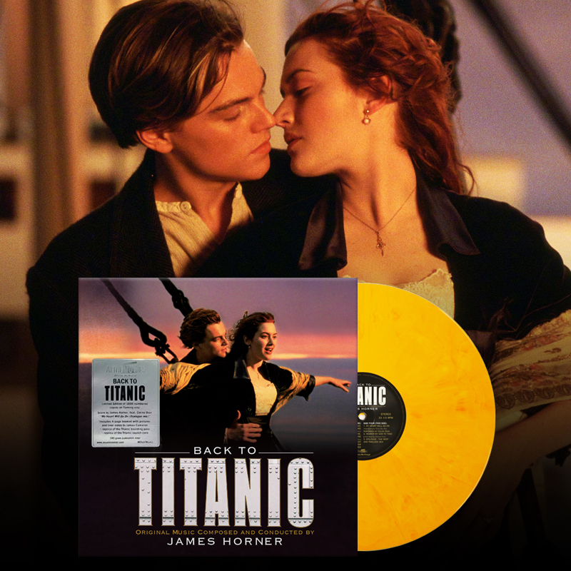 现货泰坦尼克号 Back To Titanic 黑胶唱片2LP橙黄胶 限量带编号