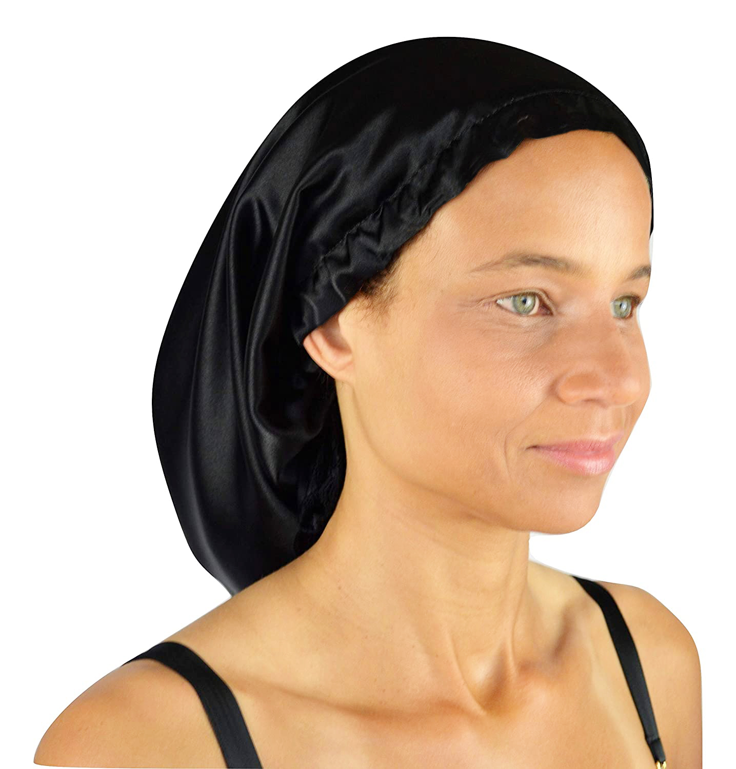 2020年秋款 女士成人居家长发头巾套头 100桑蚕丝