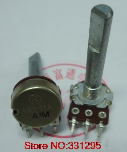 1PCS Potentiometer switch RV16AF 20 single step A1M A100K A