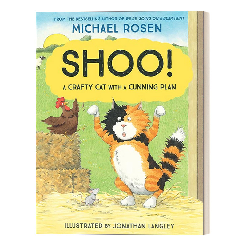 英文原版 Shoo! 咻咻 农场捣蛋鬼 迈克尔·罗森畅销绘本 英文版 进口英语原版书籍